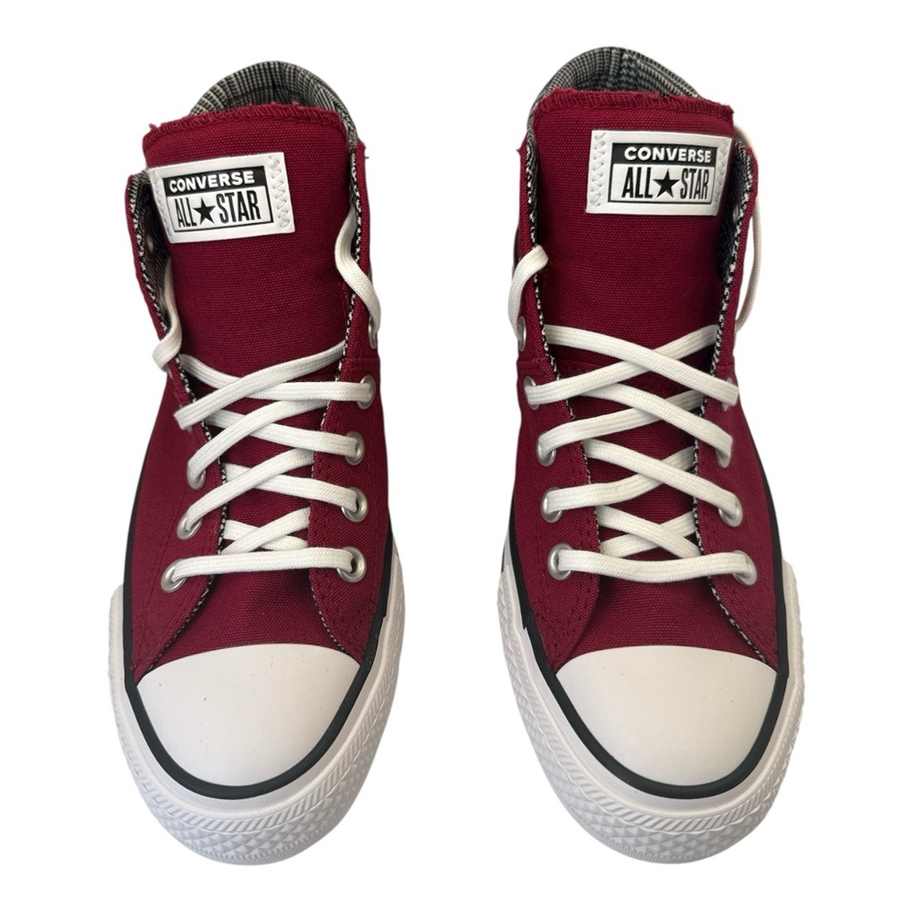 Converse Women's Chuck Taylor All Star Madison Plaid High-Top Sneakers, Size 9 - Picture 3 of 10